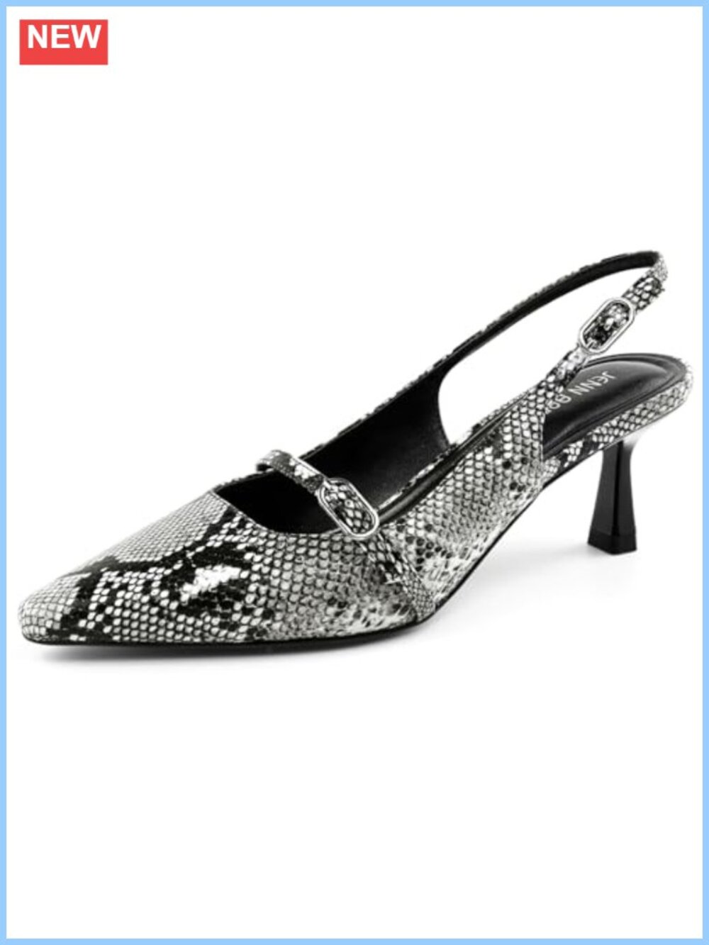Women's Slingback Kitten Heels Pointed Closed Toe Dress Pumps
